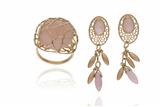 Parure con quarzi rosa - Asta Preziosi Parure con quarzi rosa - Asta Preziosi