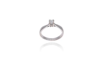 Anello con diamante - Asta Preziosi