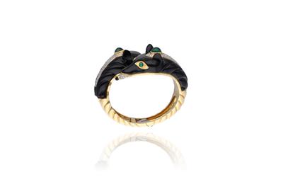 Bracciale con teste di volpi a contrarie' - Asta Preziosi
