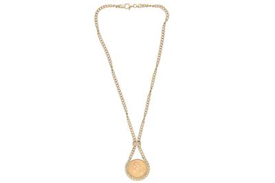 Collana con sterlina - Asta Preziosi