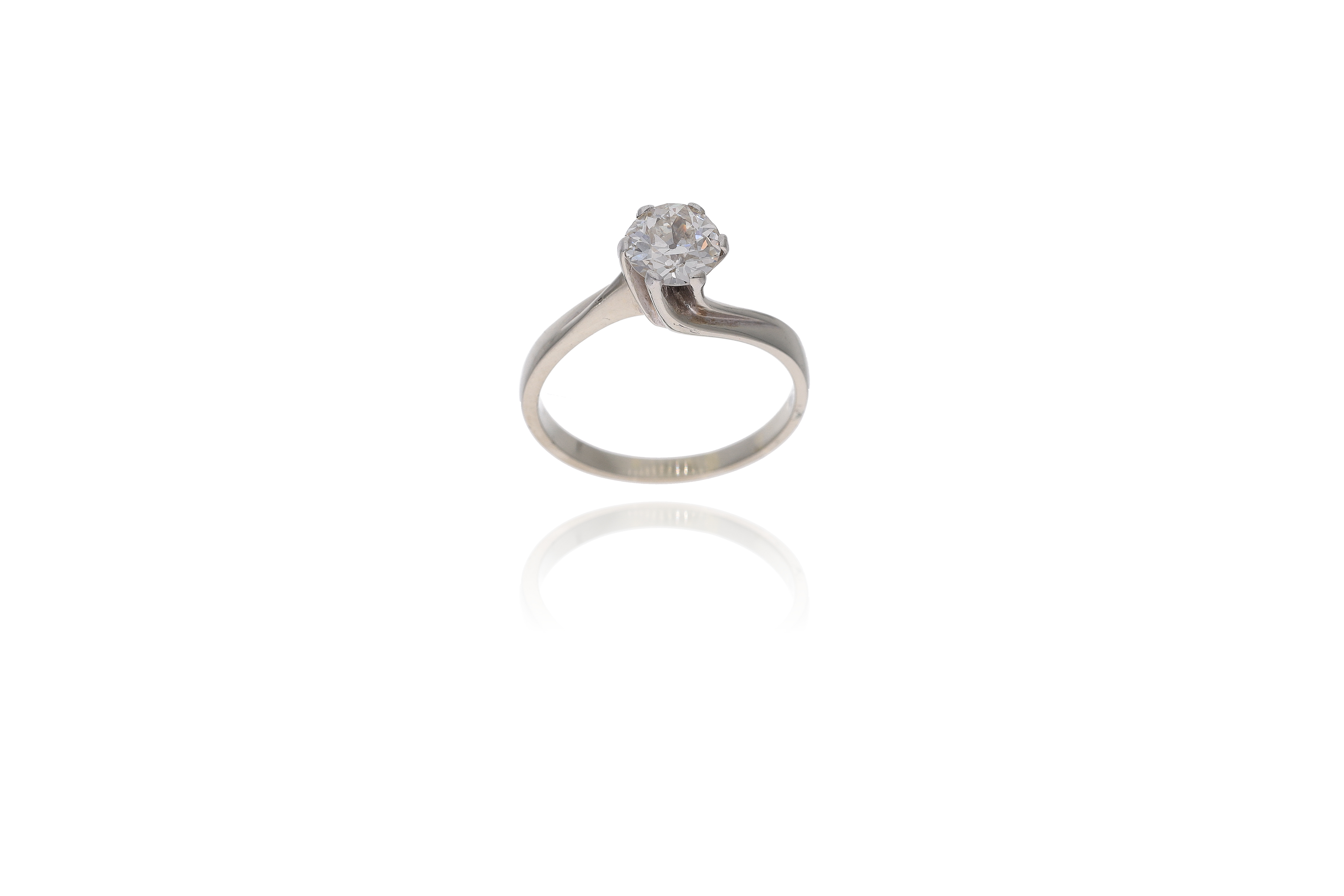 Anello con diamante - Asta Preziosi