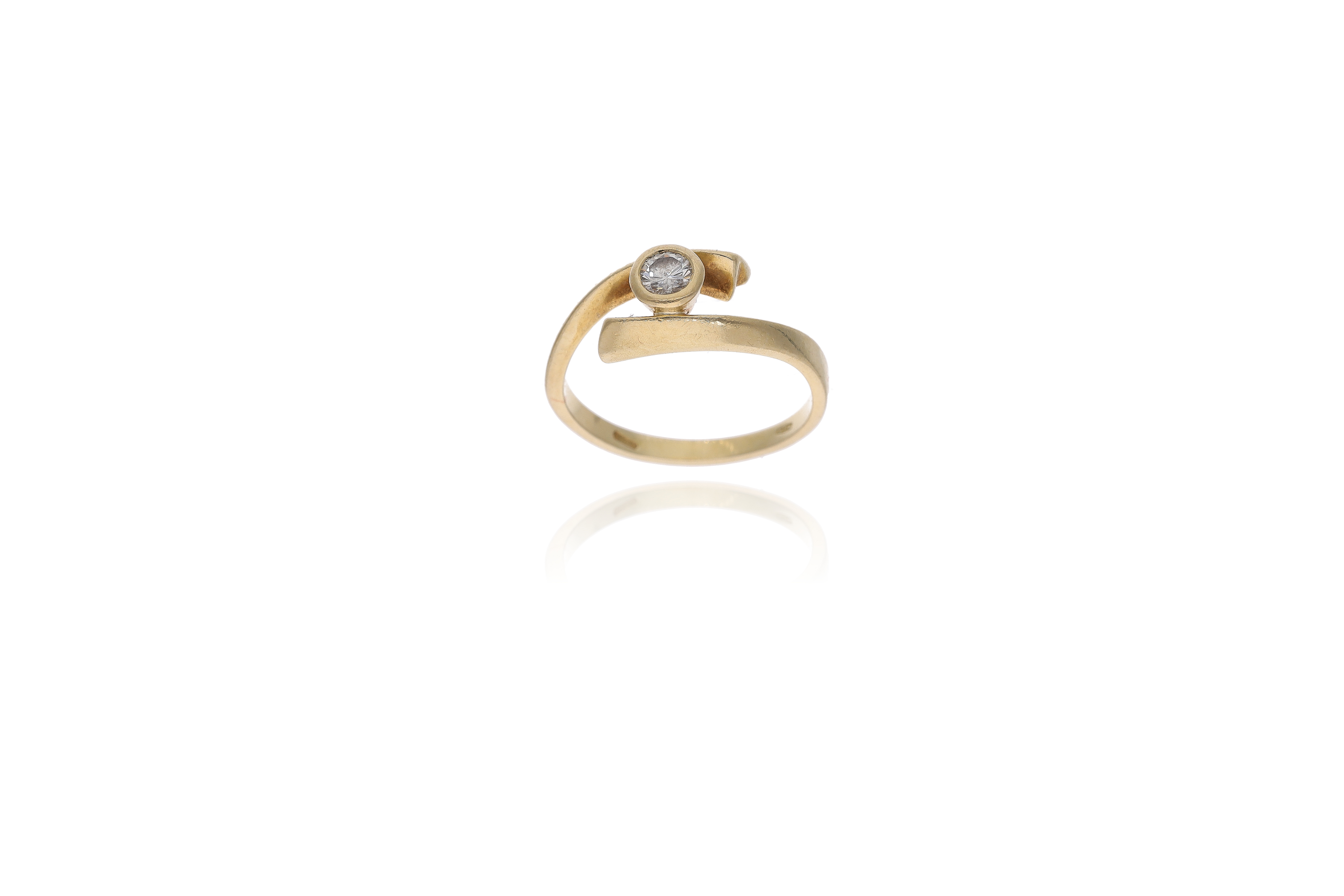 Anello con diamante - Asta Preziosi