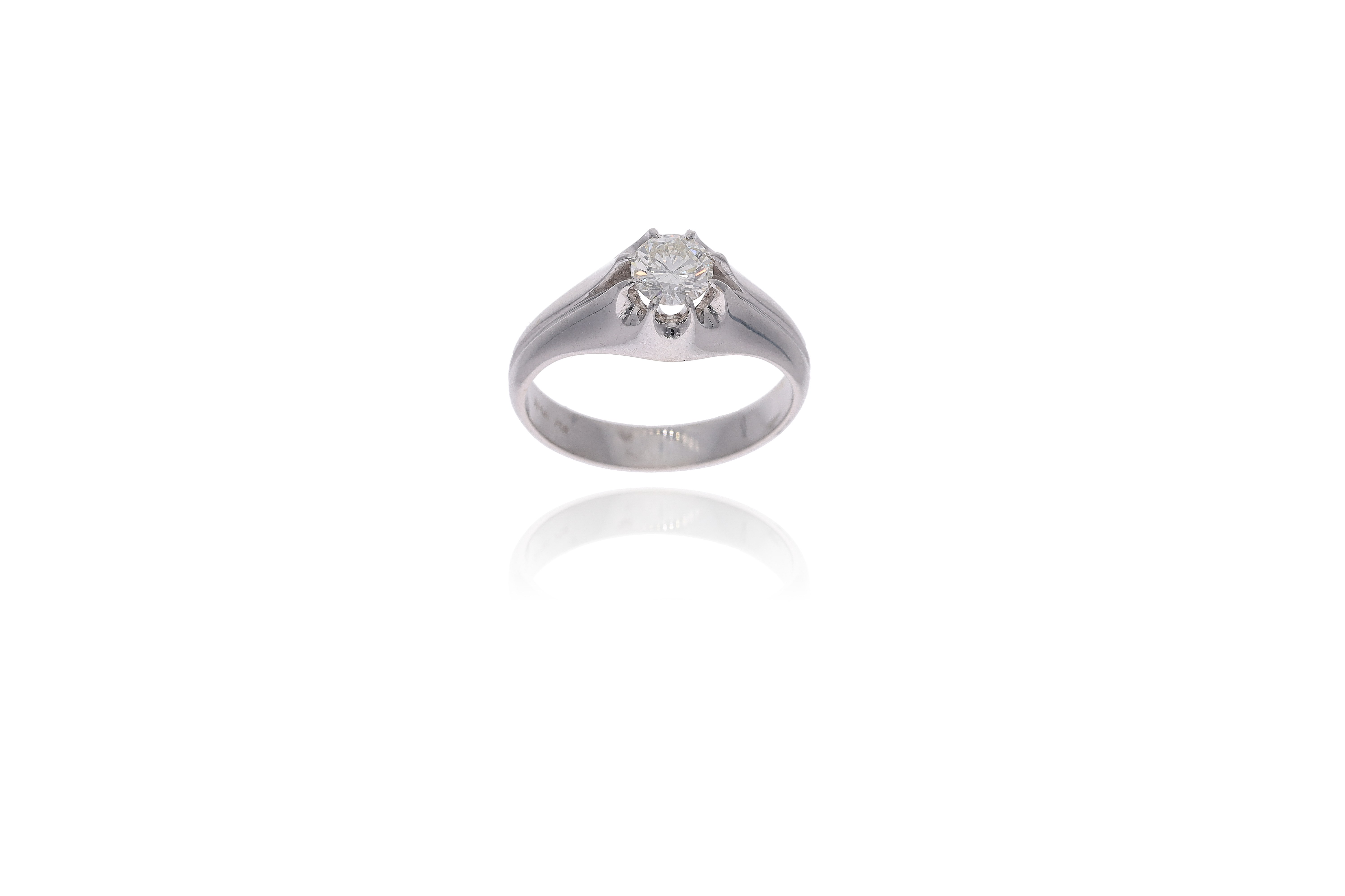 Anello con diamante - Asta Preziosi