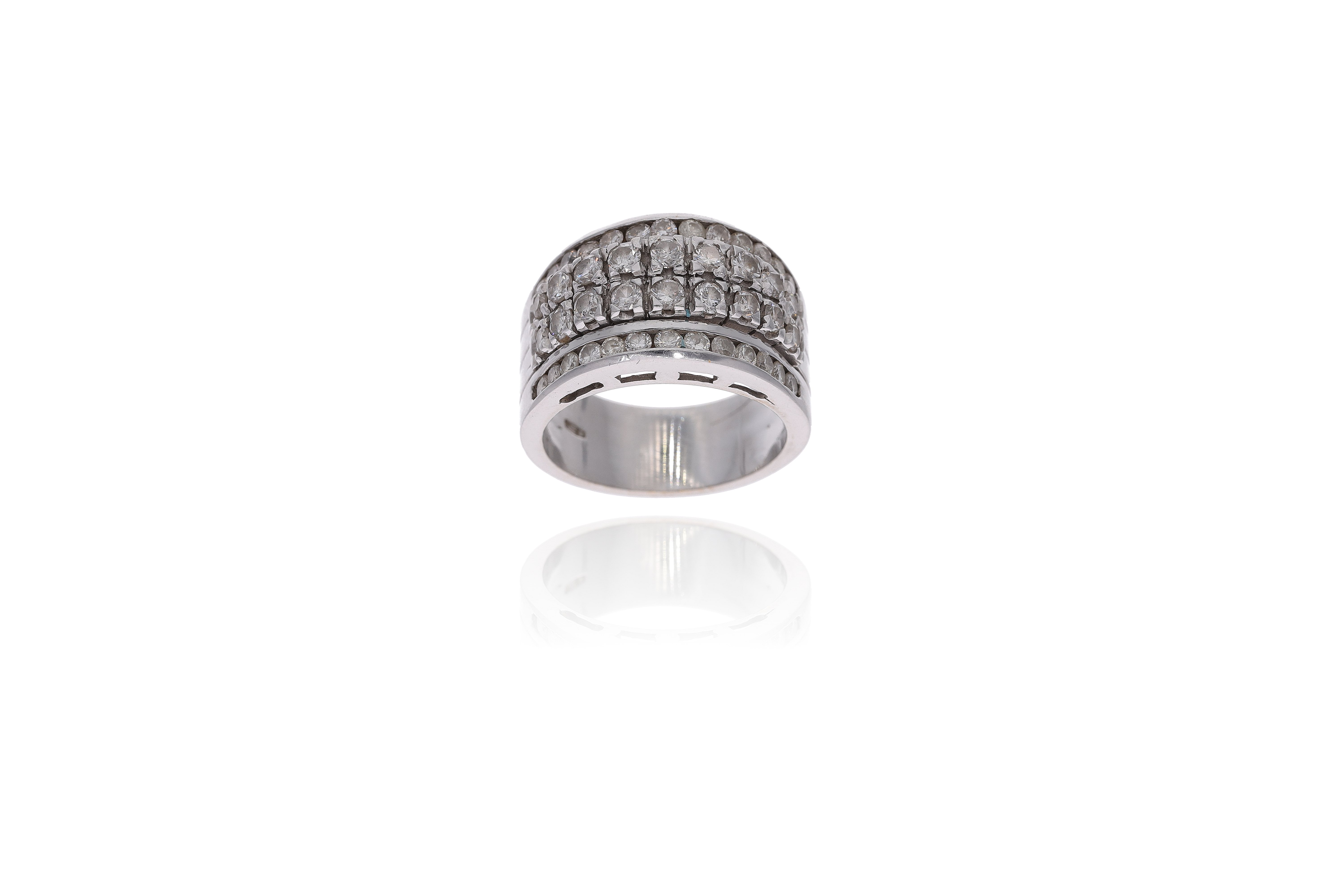 Anello con diamanti - Asta Preziosi