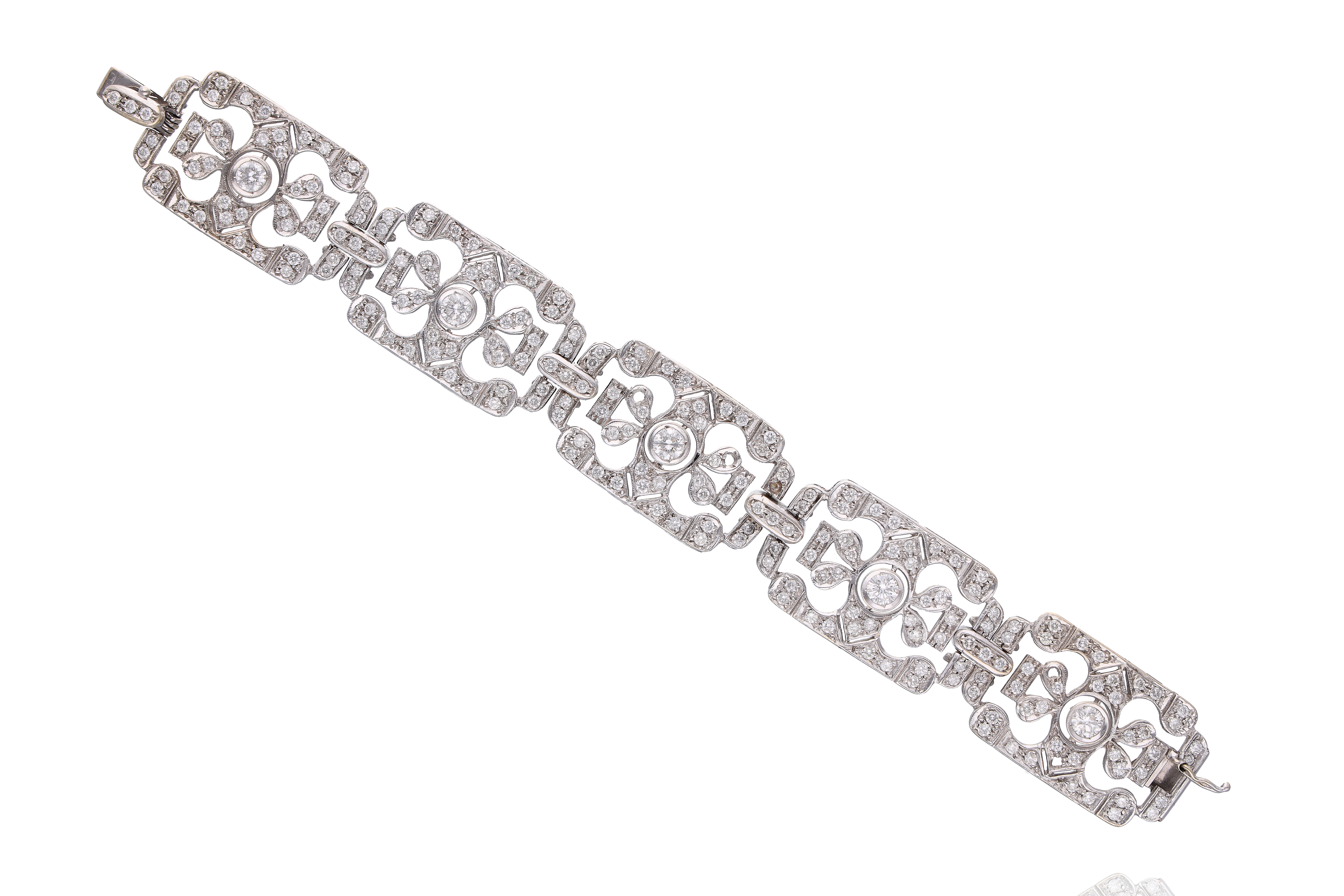 Bracciale con diamanti - Asta Preziosi