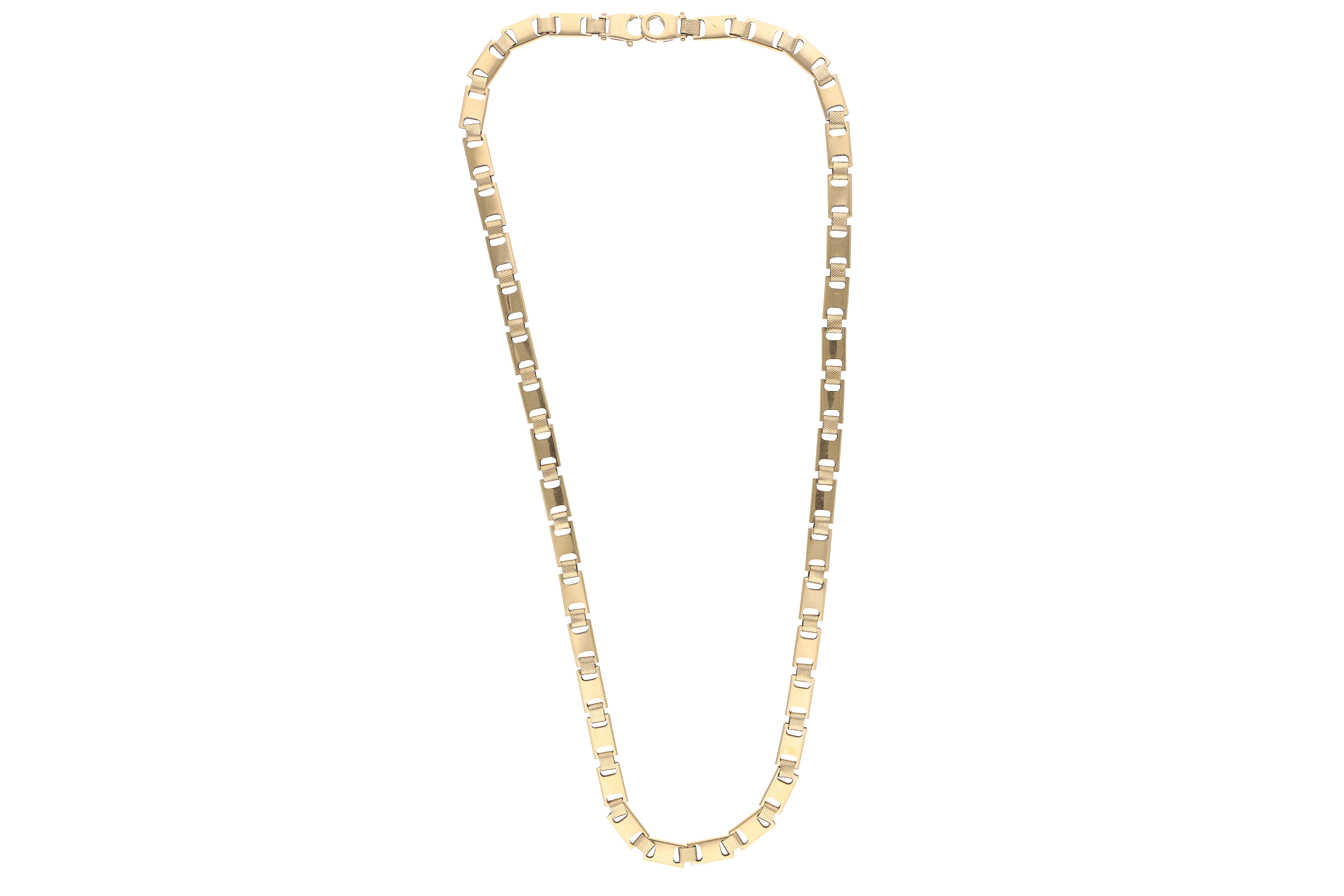 Collana con maglie modulari in oro - Asta Preziosi