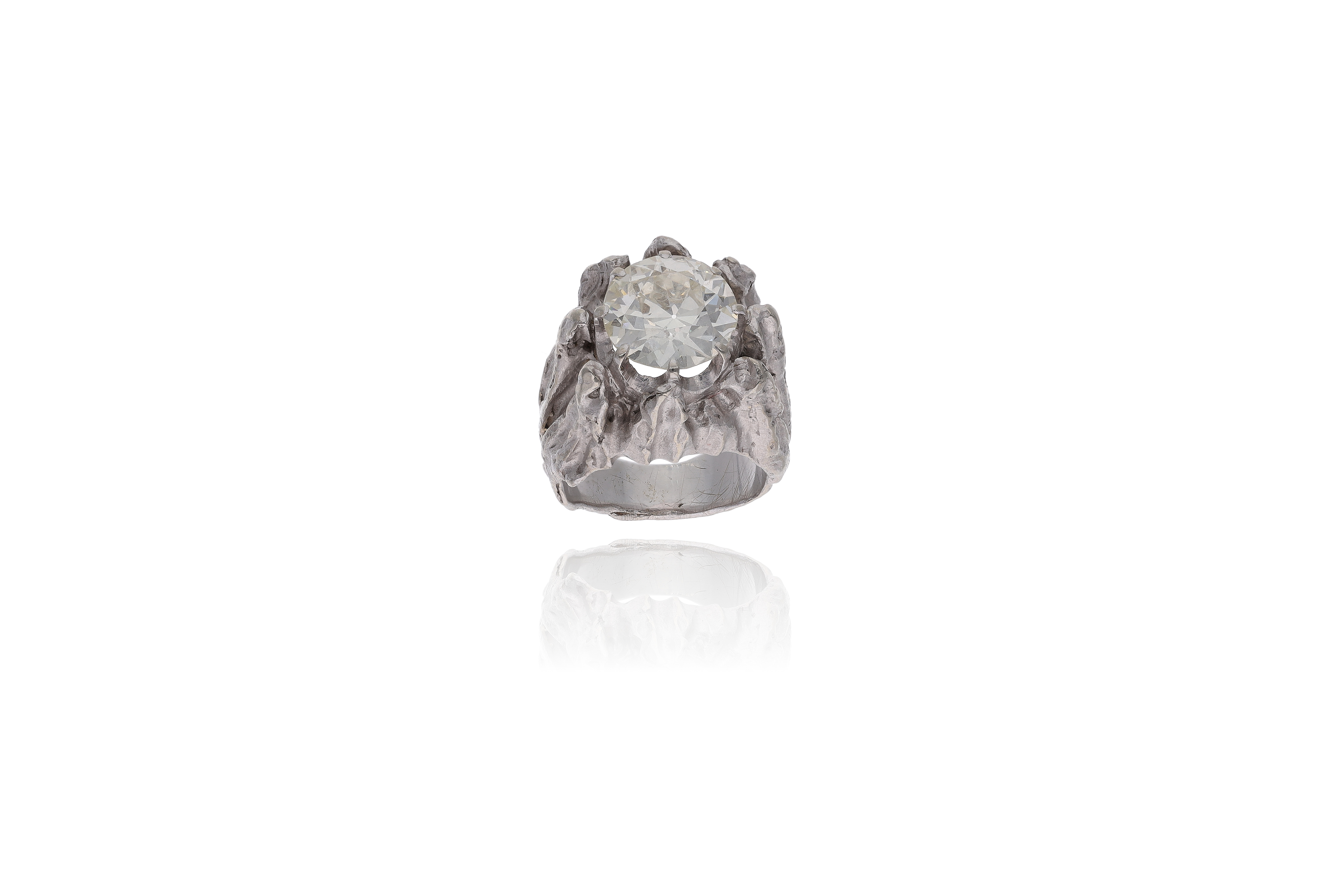 Sforza, Anello con diamante - Asta Preziosi
