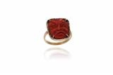 Anello con corallo - Asta Preziosi