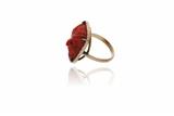 Anello con corallo - Asta Preziosi
