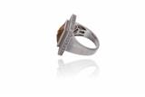 Anello con quarzo e diamanti - Asta Preziosi Anello con quarzo e diamanti - Asta Preziosi