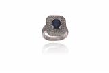 Anello con zaffiro e diamanti - Asta Preziosi Anello con zaffiro e diamanti - Asta Preziosi
