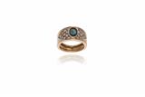 Anello con zaffiro e diamanti - Asta Preziosi Anello con zaffiro e diamanti - Asta Preziosi