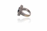 Anello con zaffiro e diamanti - Asta Preziosi Anello con zaffiro e diamanti - Asta Preziosi