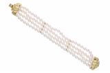 Bracciale con quattro fili di perle - Asta Preziosi Bracciale con quattro fili di perle - Asta Preziosi