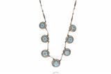 Collana con zirconi azzurri e microperle - Asta Preziosi Collana con zirconi azzurri e microperle - Asta Preziosi
