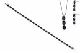 Parure bracciale, paio di orecchini, collana con ciondolo, diamanti zaffiri e pietre - Asta Preziosi Parure bracciale, paio di orecchini, collana con ciondolo, diamanti zaffiri e pietre - Asta Preziosi