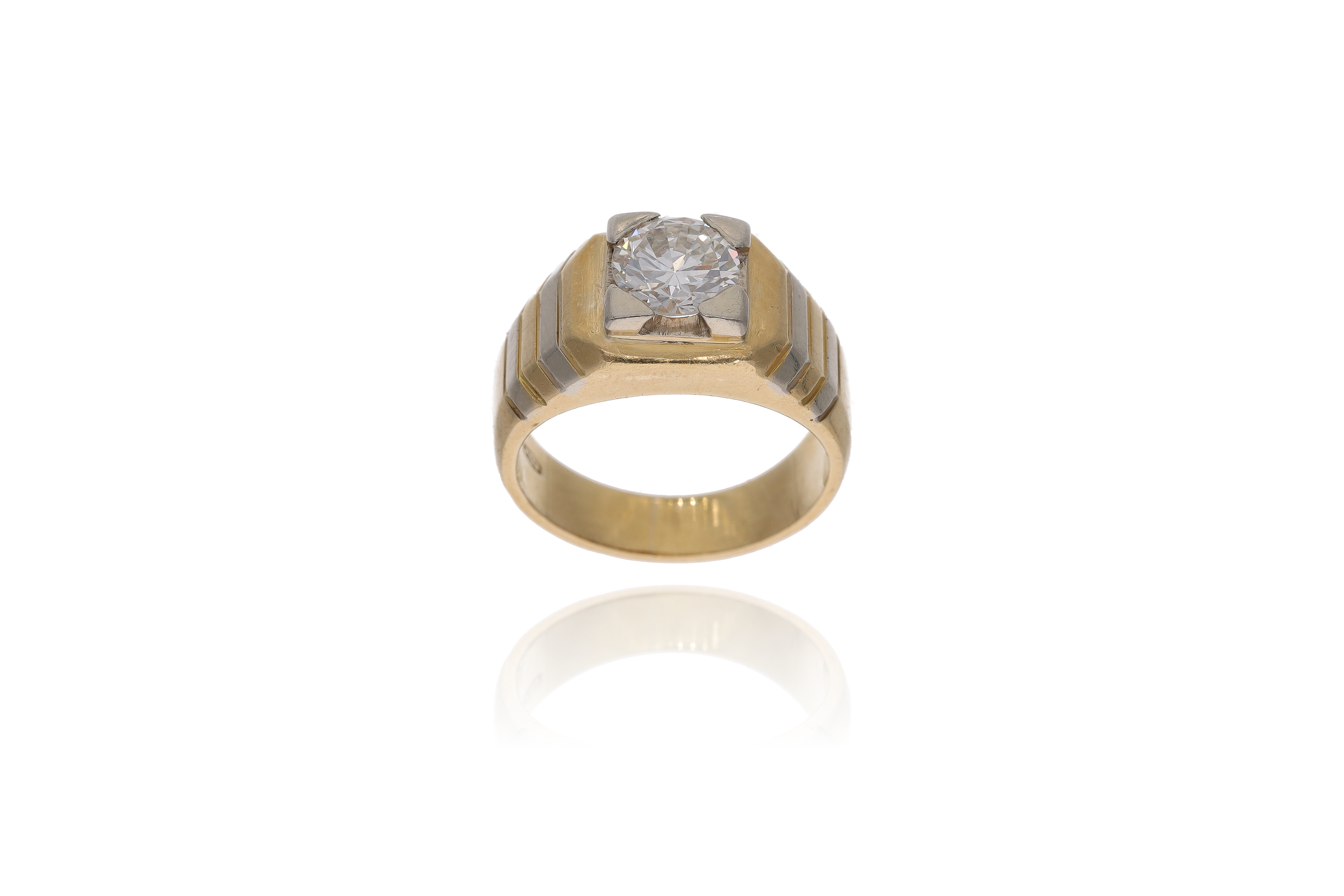 Anello con diamante - Asta Preziosi