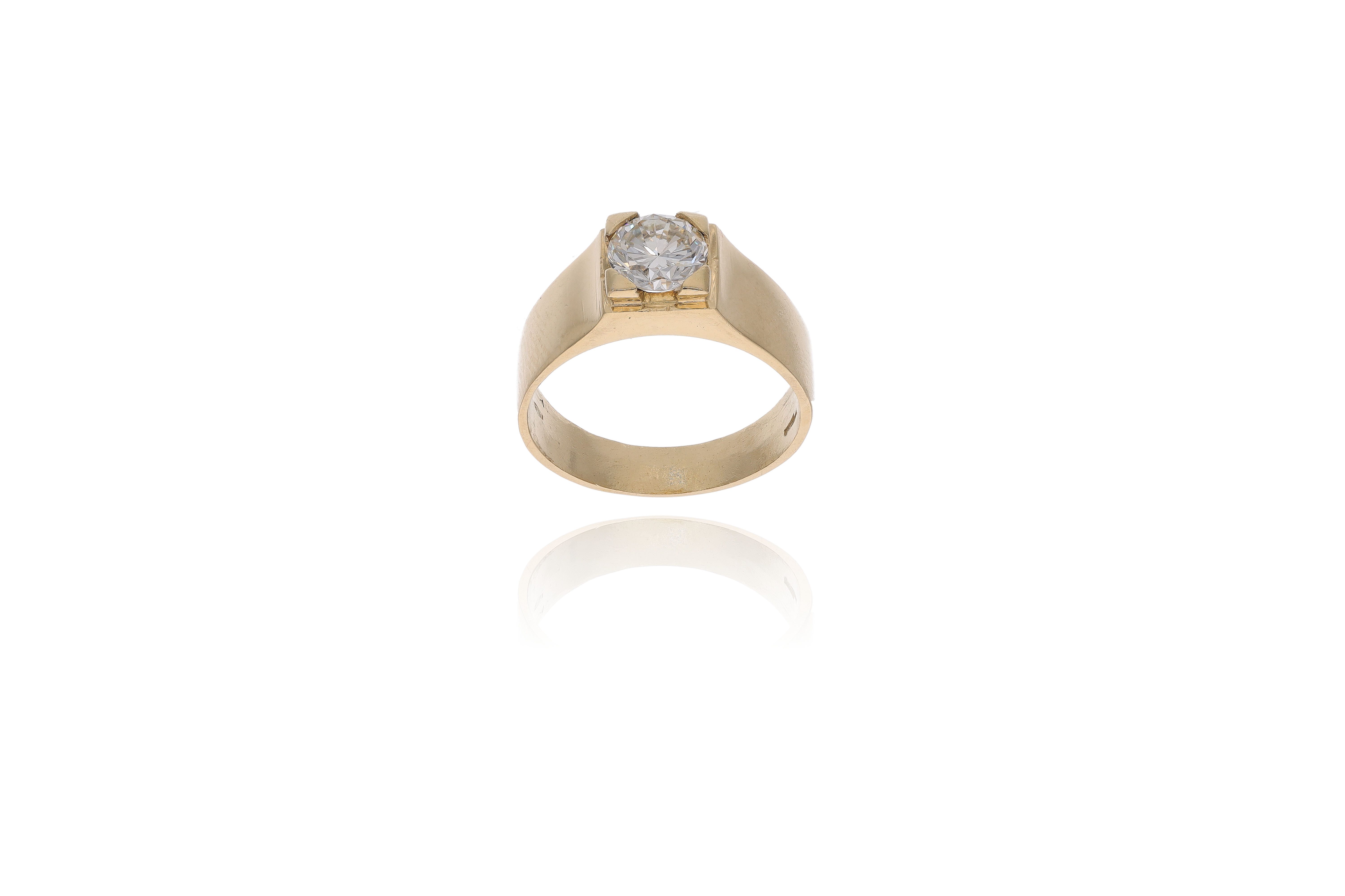 Anello con diamante - Asta Preziosi