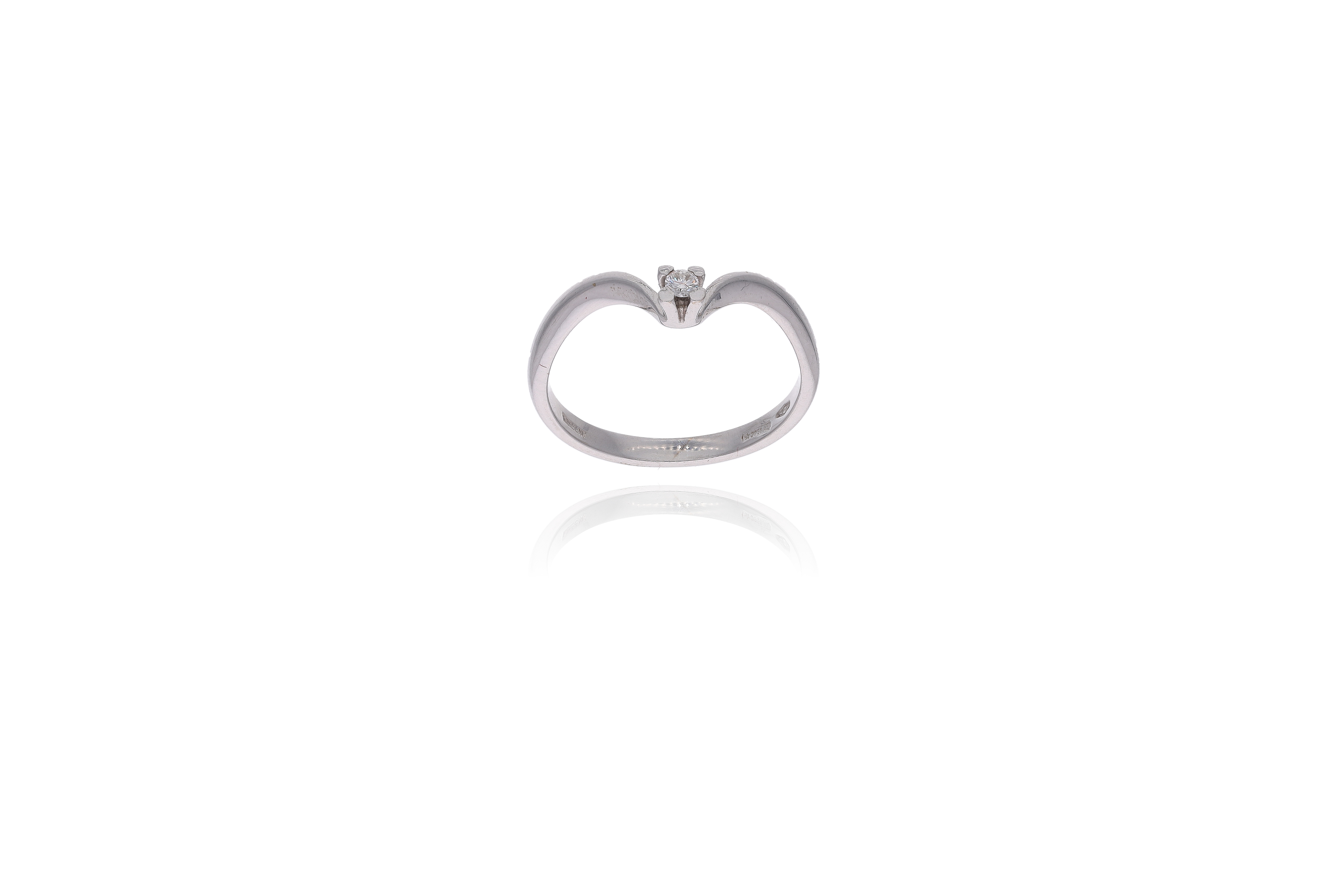 Anello con diamante - Asta Preziosi