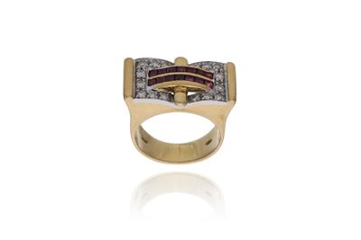 Anello con diamanti e rubini - Asta Preziosi Anello con diamanti e rubini - Asta Preziosi