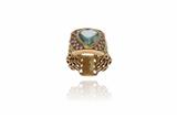 Anello con diamanti e pietra - Asta Preziosi Anello con diamanti e pietra - Asta Preziosi