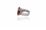 Anello con quarzo e diamanti - Asta Preziosi Anello con quarzo e diamanti - Asta Preziosi