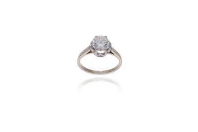 Anello con diamante - Asta Preziosi