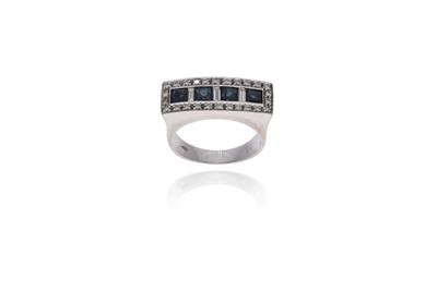 Anello con diamanti e pietre - Asta Preziosi