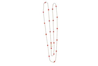 Collana con corallo - Asta Preziosi
