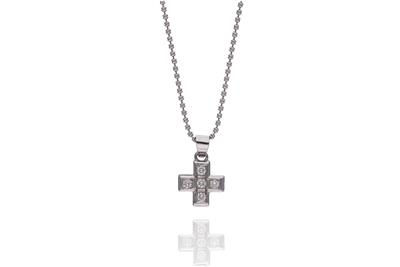 Collana e ciondolo con diamanti - Asta Preziosi