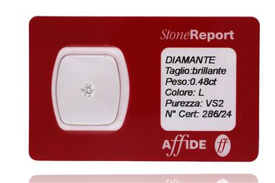Diamante taglio brillante - Asta Preziosi