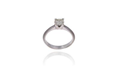 Anello con diamante - Asta Preziosi