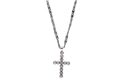 Collana e ciondolo con diamanti - Asta Preziosi