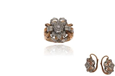 Parure con diamanti - Asta Preziosi