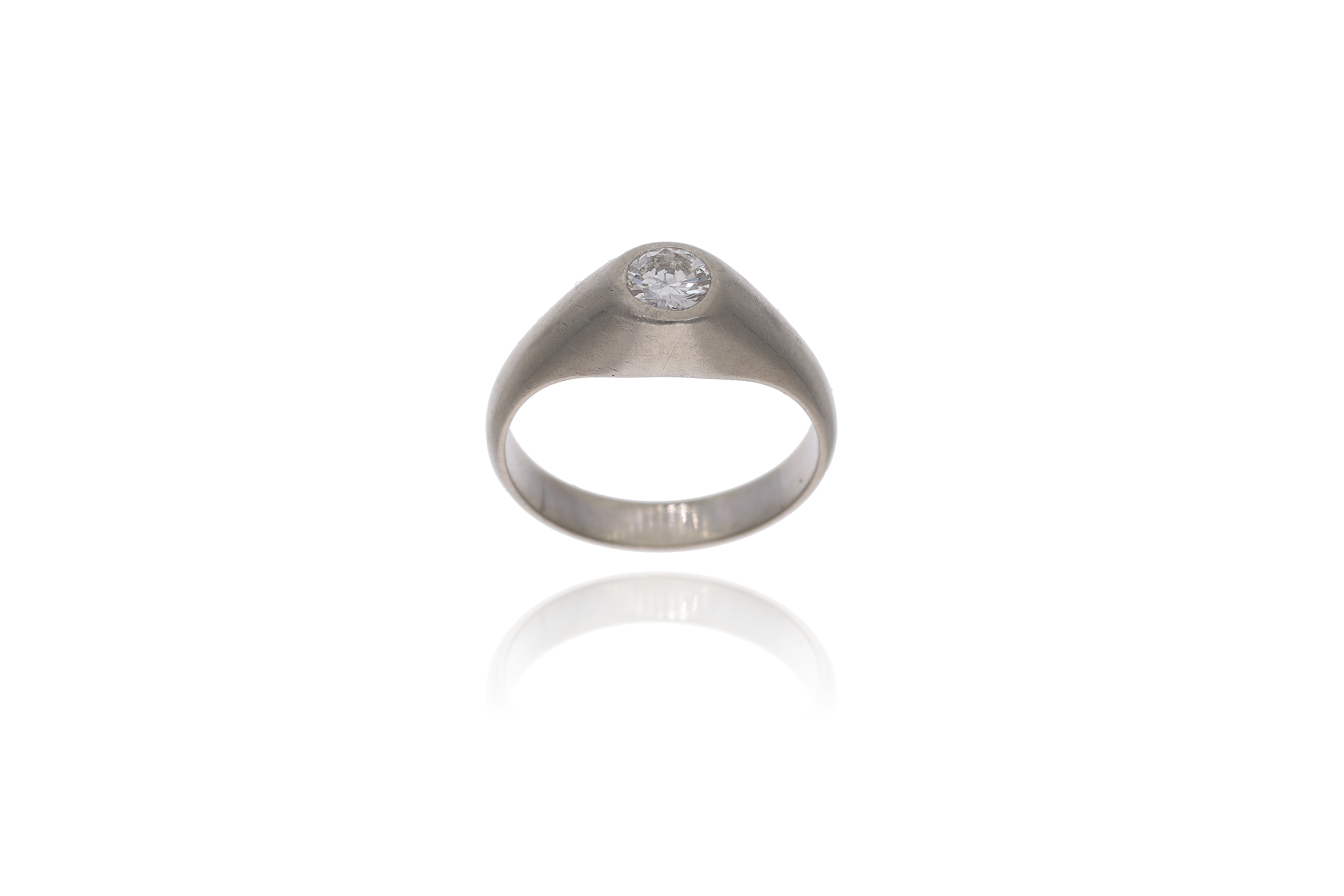 Anello con diamante - Asta Preziosi