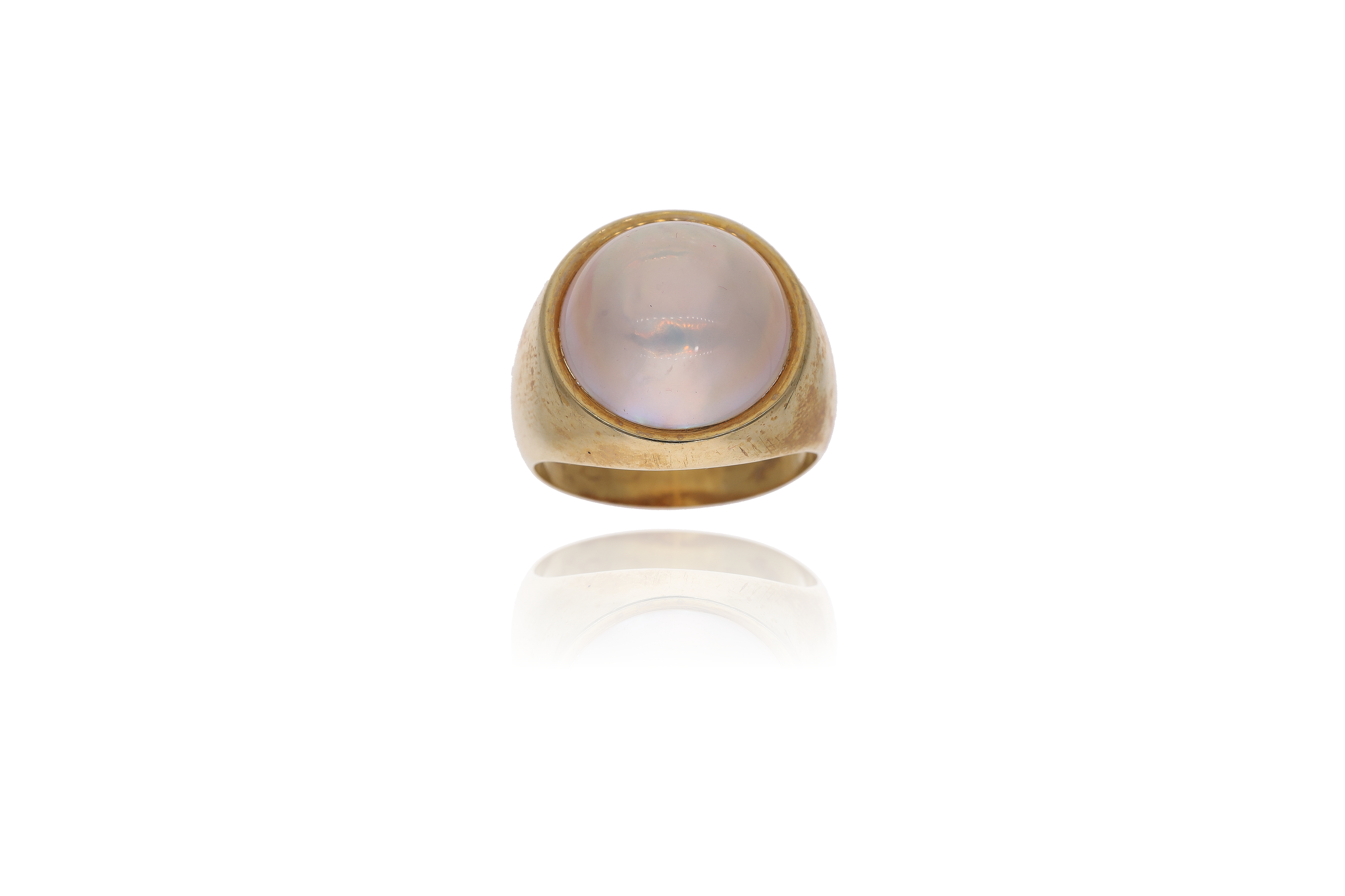 Anello con perla mabe' - Asta Preziosi