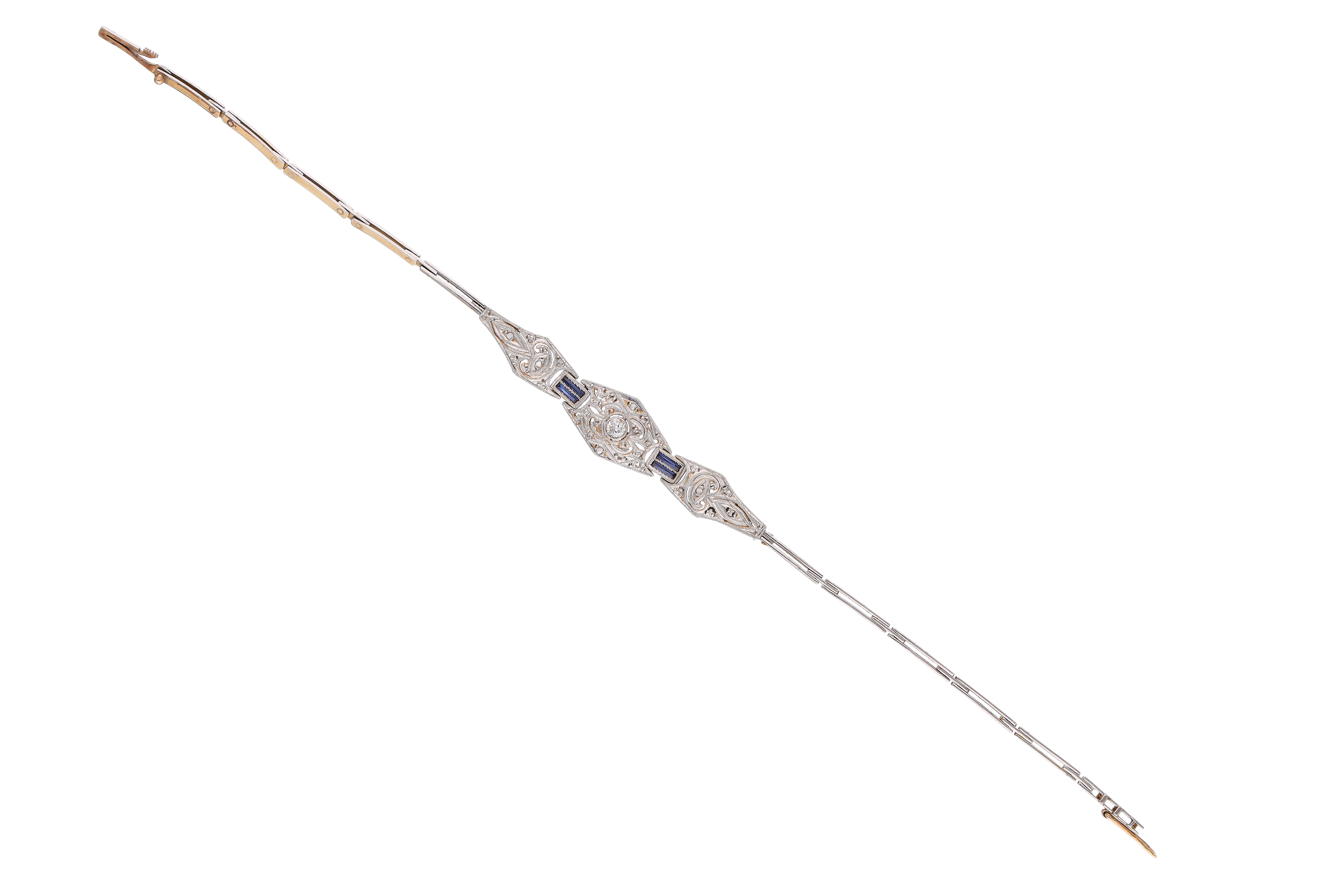 Bracciale con diamanti e pietre - Asta Preziosi