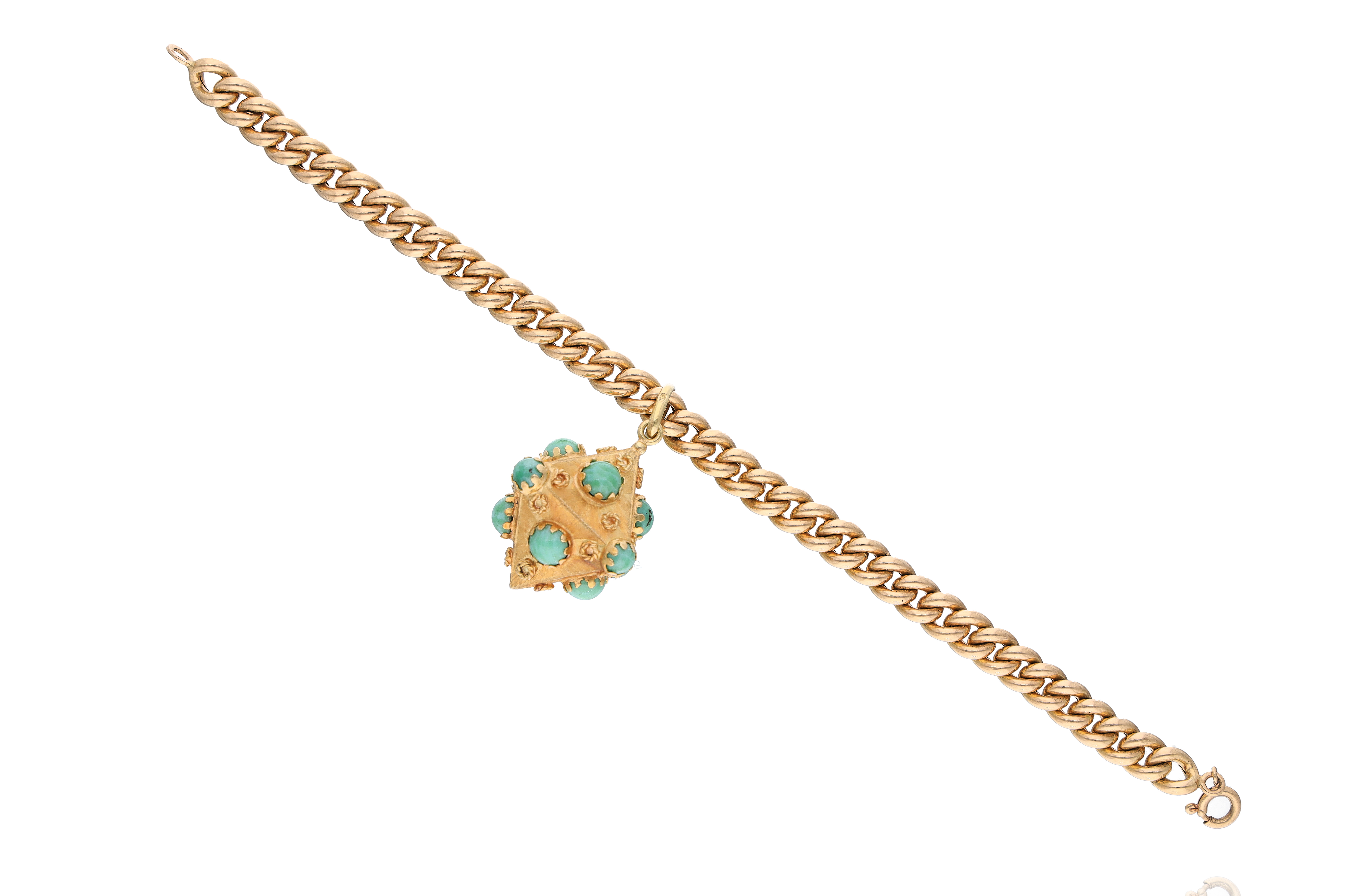 Bracciale e ciondolo con pietre - Asta Preziosi