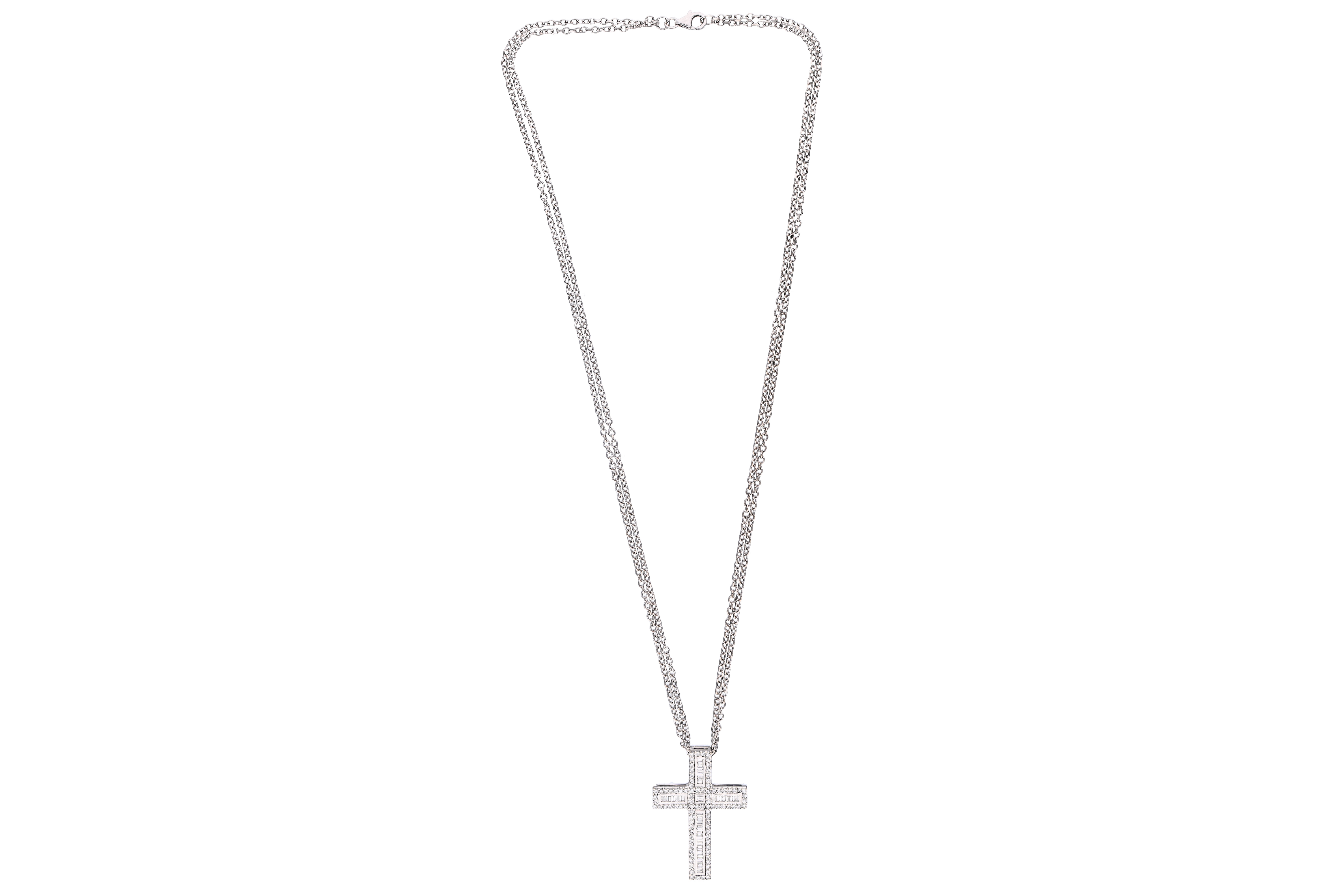Collana e ciondolo con diamanti - Asta Preziosi