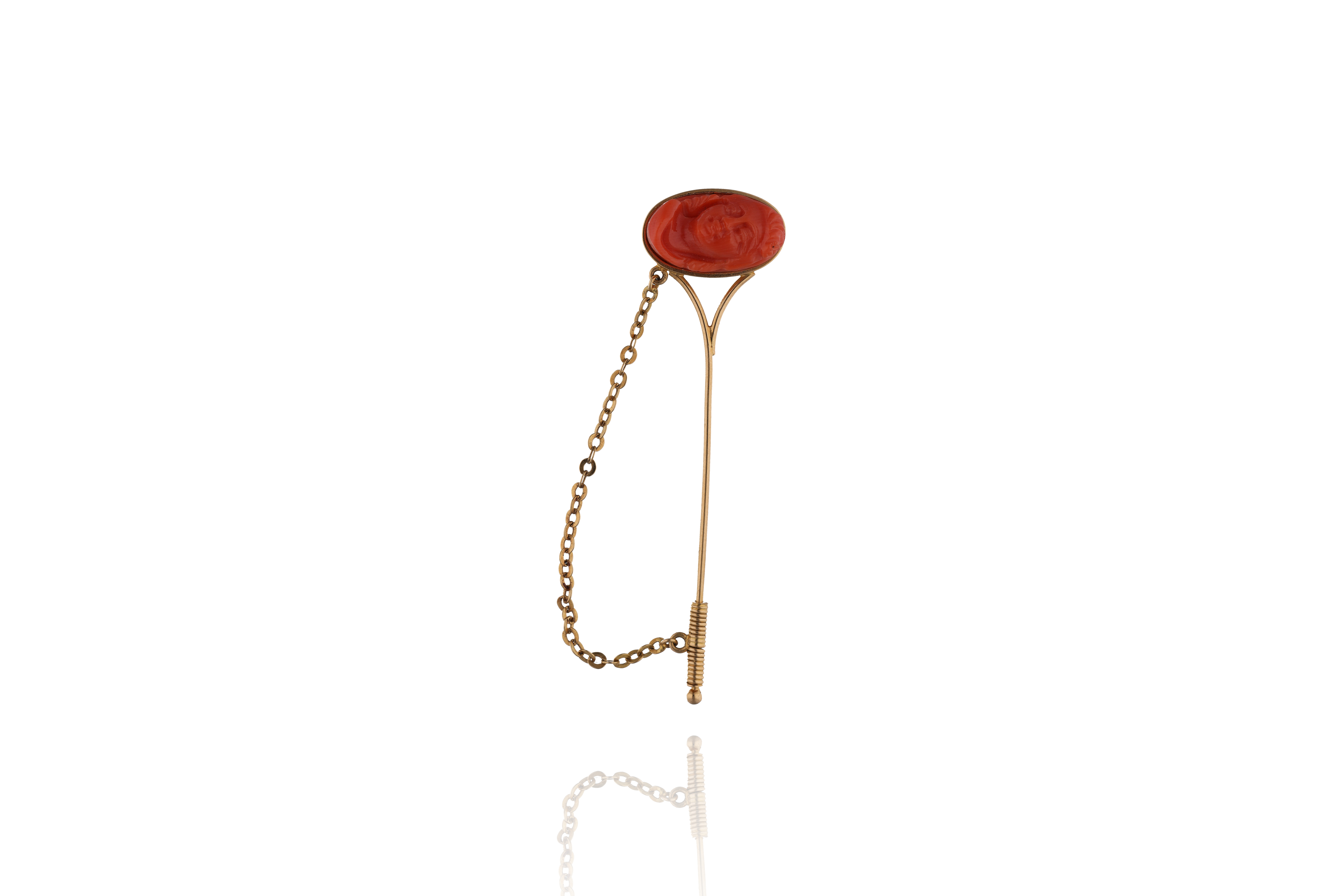 Spilla con corallo - Asta Preziosi
