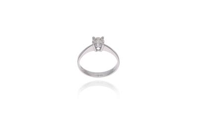 Anello con diamante - Asta Preziosi