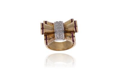 Anello con diamanti e rubini - Asta Preziosi Anello con diamanti e rubini - Asta Preziosi