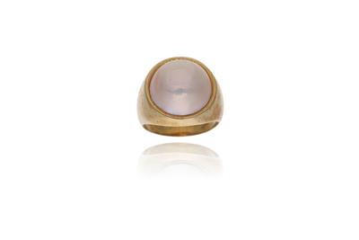 Anello con perla mabe' - Asta Preziosi
