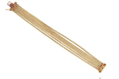 Bracciale con rubini e pietre - Asta Preziosi Bracciale con rubini e pietre - Asta Preziosi