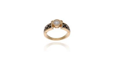 Korloff, anello con diamanti e smalti - Asta Preziosi Korloff, anello con diamanti e smalti - Asta Preziosi