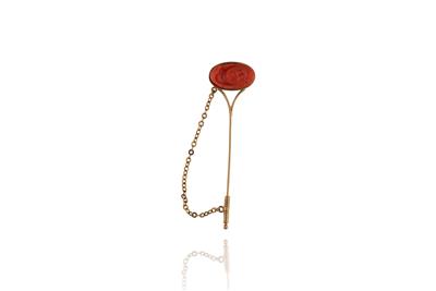 Spilla con corallo - Asta Preziosi Spilla con corallo - Asta Preziosi