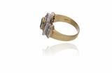 Anello con smeraldo e diamanti - Asta Preziosi Anello con smeraldo e diamanti - Asta Preziosi