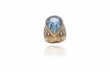 Anello con topazio e diamanti - Asta Preziosi Anello con topazio e diamanti - Asta Preziosi