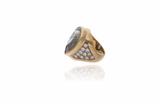 Anello con topazio e diamanti - Asta Preziosi Anello con topazio e diamanti - Asta Preziosi