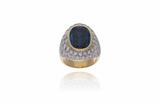 Anello con zaffiro e diamanti - Asta Preziosi Anello con zaffiro e diamanti - Asta Preziosi